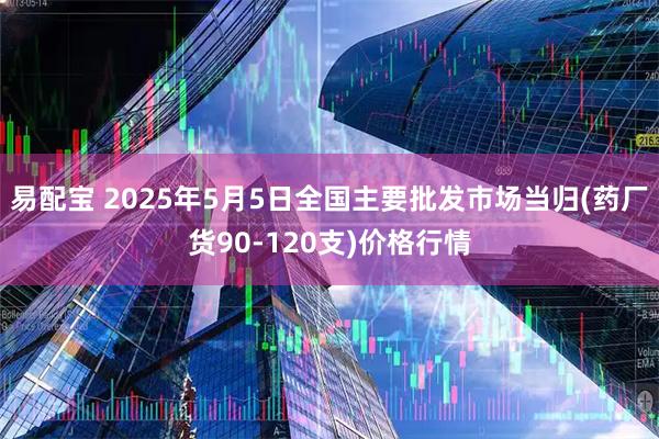 易配宝 2025年5月5日全国主要批发市场当归(药厂货90-120支)价格行情